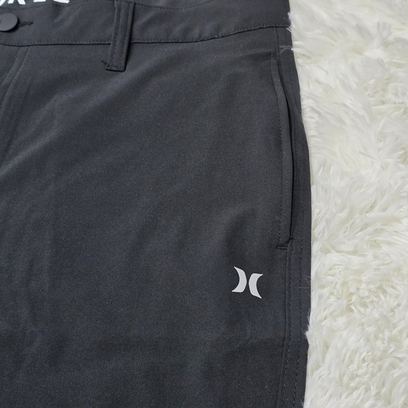 Hurley Mens Hybrid Walk Short Black Sz 36 Quick Dry Stretch Reflective. Nwt - Picture 2 of 7